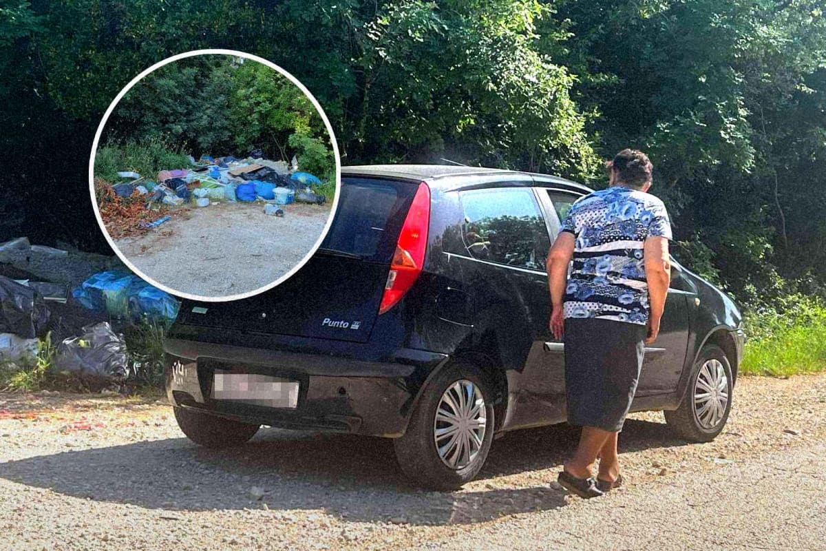 in flagranti čitatelj istre24 usred bijela dana uhvatio šporkulje. snimio ih kako bacaju smeće na galižanskoj cesti u vodnjanu